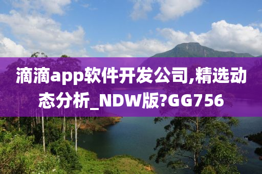 滴滴app软件开发公司,精选动态分析_NDW版?GG756