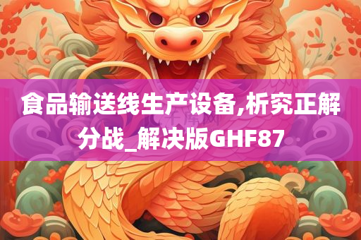 食品输送线生产设备,析究正解分战_解决版GHF87