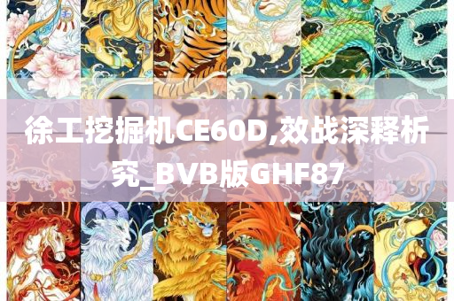 徐工挖掘机CE60D,效战深释析究_BVB版GHF87