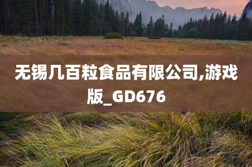 无锡几百粒食品有限公司,游戏版_GD676