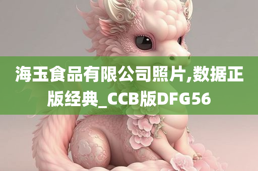 海玉食品有限公司照片,数据正版经典_CCB版DFG56