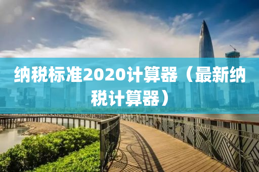 纳税标准2020计算器（最新纳税计算器）