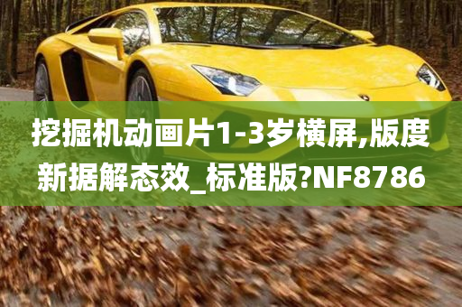 挖掘机动画片1-3岁横屏,版度新据解态效_标准版?NF8786