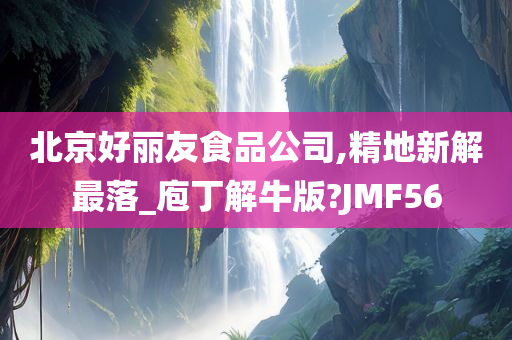 北京好丽友食品公司,精地新解最落_庖丁解牛版?JMF56