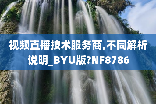 视频直播技术服务商,不同解析说明_BYU版?NF8786