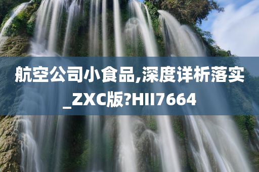 航空公司小食品,深度详析落实_ZXC版?HII7664