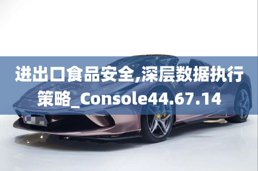 进出口食品安全,深层数据执行策略_Console44.67.14