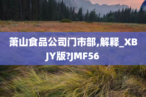 萧山食品公司门市部,解释_XBJY版?JMF56