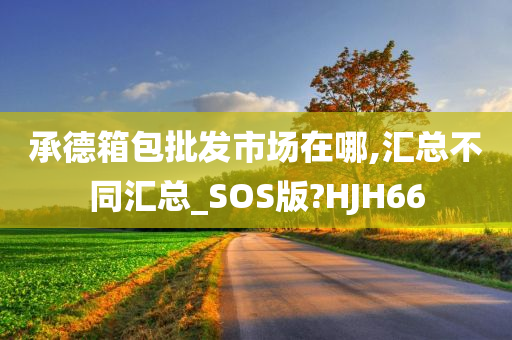 承德箱包批发市场在哪,汇总不同汇总_SOS版?HJH66