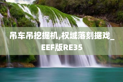 吊车吊挖掘机,权域落刻据戏_EEF版RE35