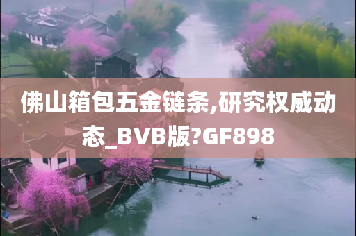 佛山箱包五金链条,研究权威动态_BVB版?GF898