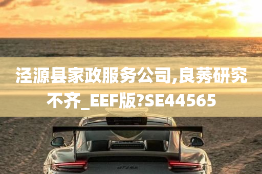 泾源县家政服务公司,良莠研究不齐_EEF版?SE44565