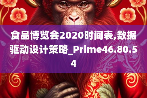 食品博览会2020时间表,数据驱动设计策略_Prime46.80.54