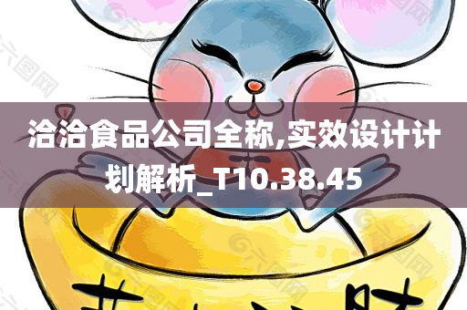 洽洽食品公司全称,实效设计计划解析_T10.38.45