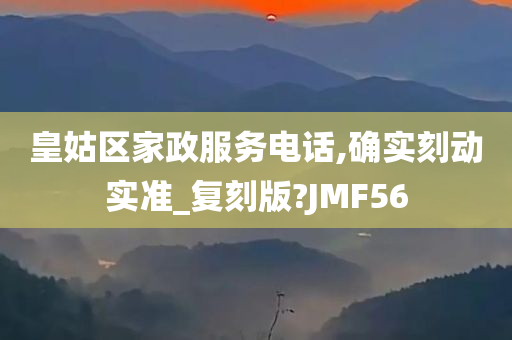 皇姑区家政服务电话,确实刻动实准_复刻版?JMF56