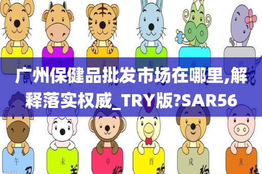 广州保健品批发市场在哪里,解释落实权威_TRY版?SAR56