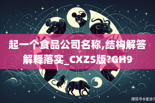 起一个食品公司名称,结构解答解释落实_CXZS版?GH9