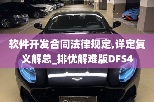 软件开发合同法律规定,详定复义解总_排忧解难版DFS4