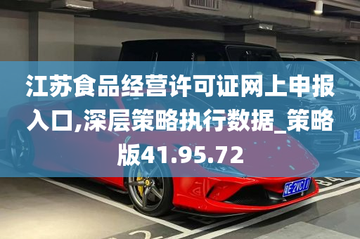 江苏食品经营许可证网上申报入口,深层策略执行数据_策略版41.95.72