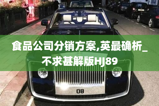 食品公司分销方案,英最确析_不求甚解版HJ89