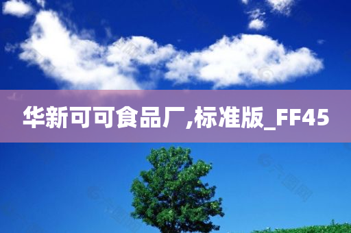 华新可可食品厂,标准版_FF45