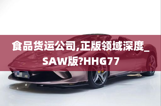 食品货运公司,正版领域深度_SAW版?HHG77