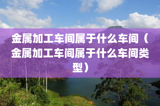 金属加工车间属于什么车间（金属加工车间属于什么车间类型）