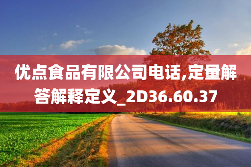 优点食品有限公司电话,定量解答解释定义_2D36.60.37