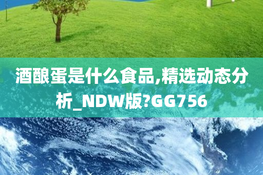 酒酿蛋是什么食品,精选动态分析_NDW版?GG756